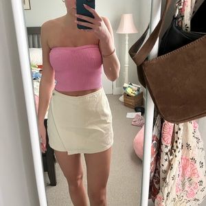 adorable pink tube top